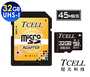 MicroSDHC UHS-I 32GB 45MB/s Carte mémoire de haute vitesse